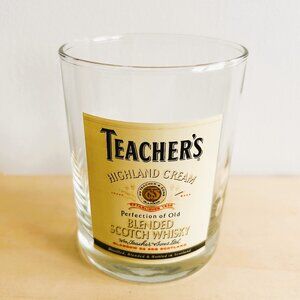 Teachers Whisky Vintage Glass